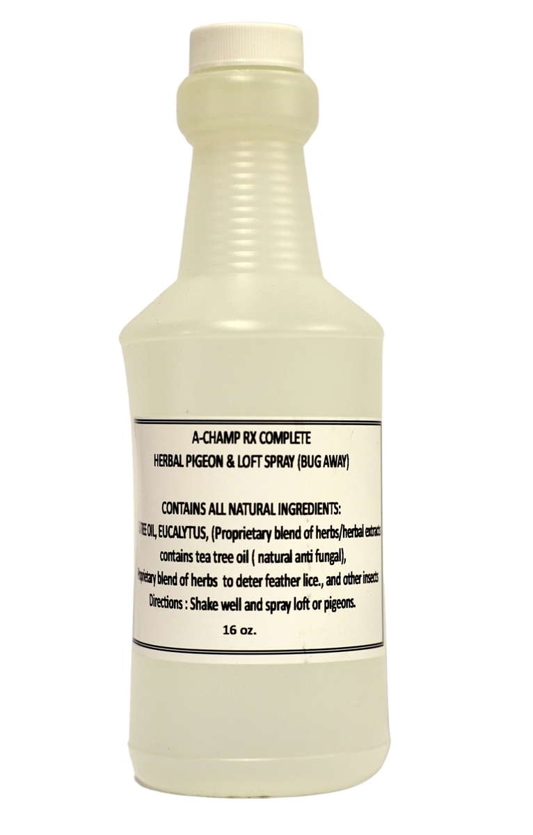 A-Champ RX Complete Bug Away Spray – Herbal Pigeon & Loft Insect Spray
